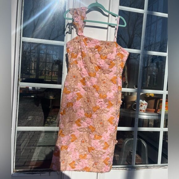 Anthropologie Floral Appliqué Dress NWT - Picture 7 of 12